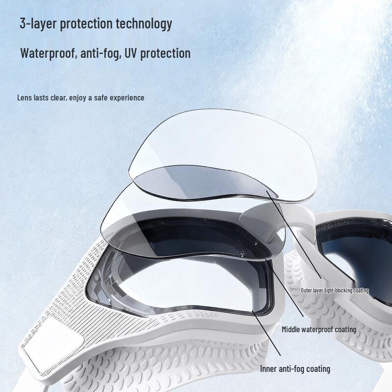 Alliance Messenger Silicone Anti-Fog Prescription Swimming Goggles