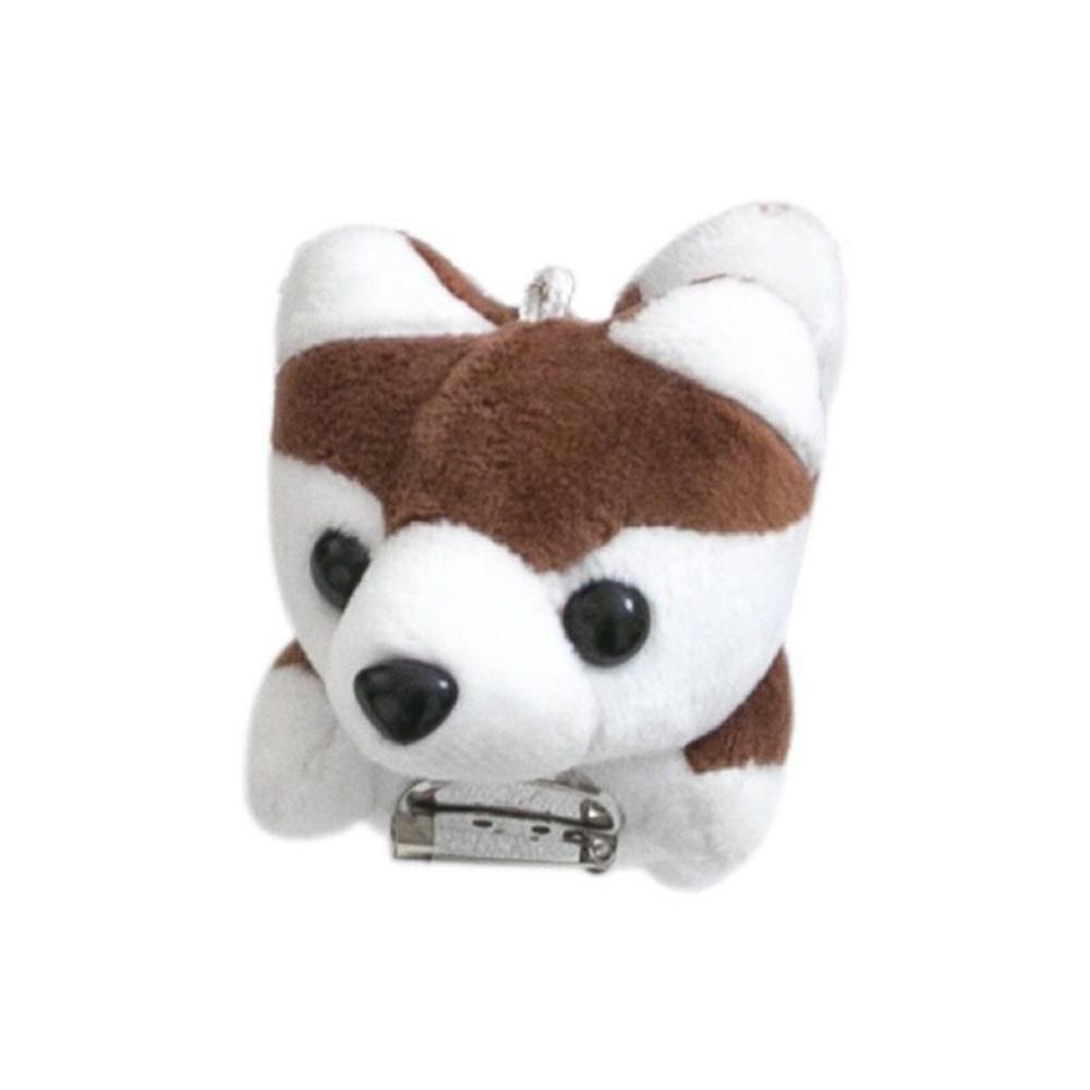 4 Colori 7CM Cotone PP Peluche Riempito Cane, Decorazione Spilla Bambini Carino Peluche Regalo