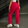 Women's Color Casual Joggers with Elastic Waist and Drawstring, Pockets