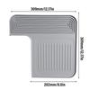 Silicone Coffee Mat Set for Espresso Machine Non Slip Coffee Machine Top Mat Cover Tamping Station Pad Home Kitchen Mat Tools