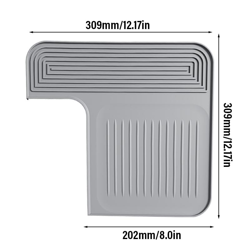 Silicone Coffee Mat Set for Espresso Machine Non Slip Coffee Machine Top Mat Cover Tamping Station Pad Home Kitchen Mat Tools
