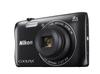 Nikon Digitalkamera COOLPIX S3700 Schwarz 8x Optischer Zoom Megapixel S3700BK 20.05