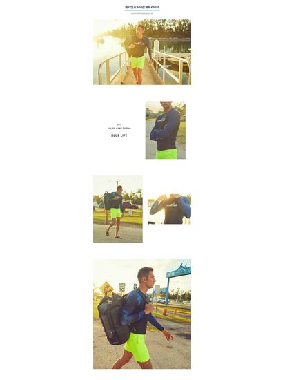 Men's Quick-Dry Sun Protection Long Sleeve Wetsuit for Swimming & Freediving