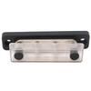 Battery Junction Block with Transparent Shell 4 Post M5 Terminal Power Distribution for Car RV Ships