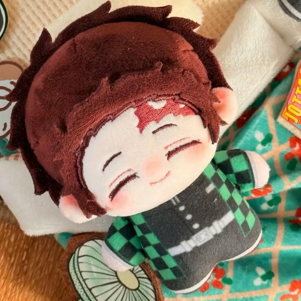 Demon Slayer Plush Doll 10cm Giyuu Tomioka Muichiro Tokito Anime Stuffed Doll Backpack Pendant Collectible Decor Gift For Fans