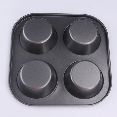 19x19x3cm Cake Molds Baking Pan Carbon Steel Cupcake Tray