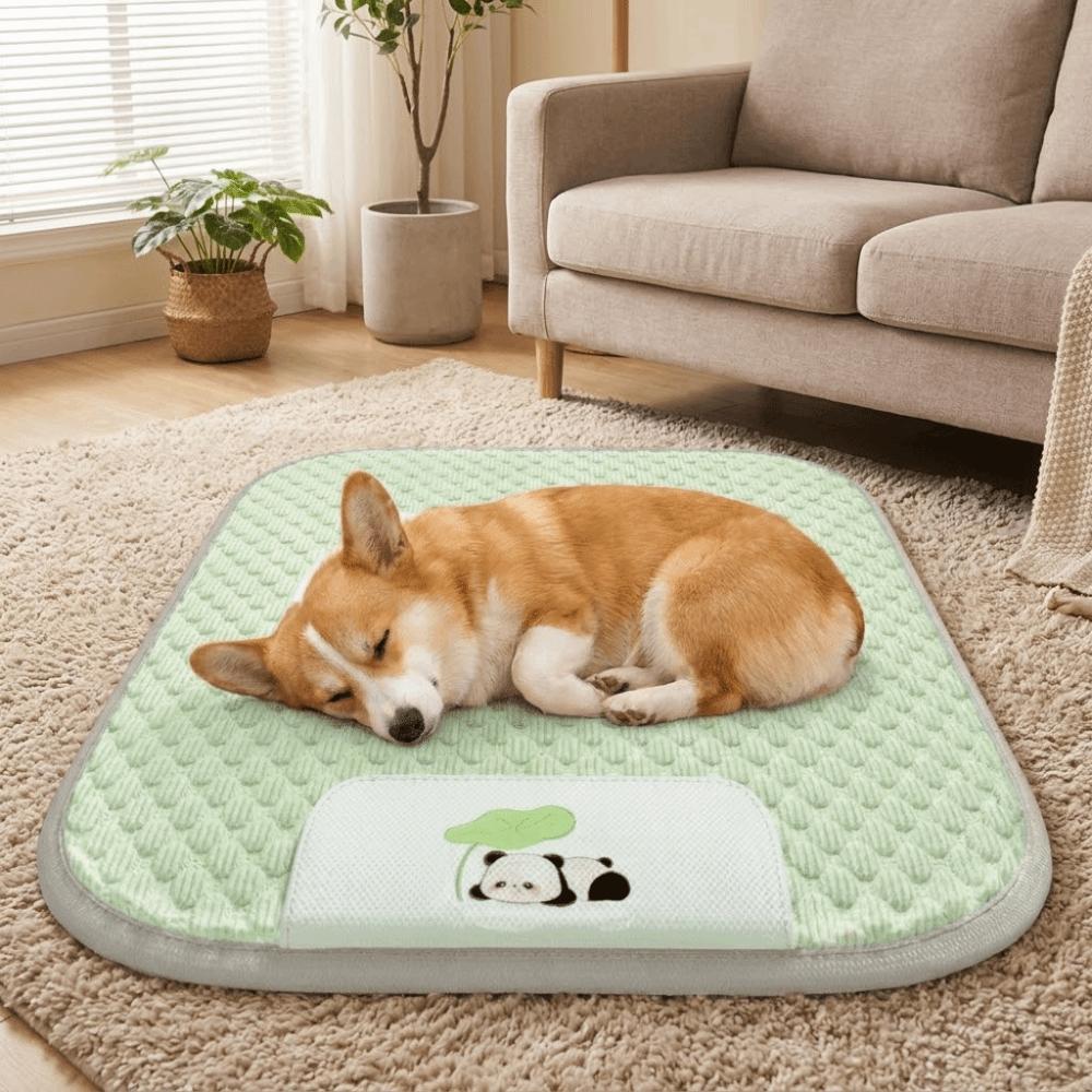 Breathable Dog Cool Mat Soft Pet Sleep Mat Cartoon Dog Bed Pad  Kennel