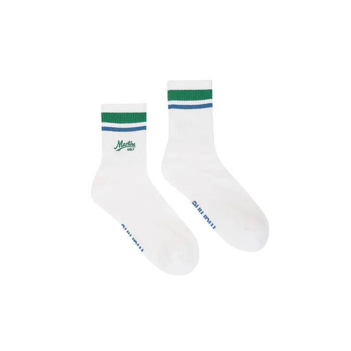 Symbol Point Middle Socks_Green (Men)