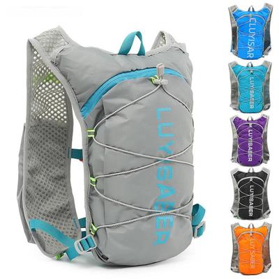 Multifunctional Reflective Nylon Running Backpack with Water Bag for Marathon & Cycling