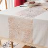 Gold Foil Table Runner Rectangle Polyester Wedding Birthday Home Dining Table Decor Elegant Celebratory Essential