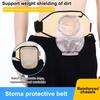 Ostomy Support Belt Pouch Cover Oxford Mesh Cloth Soft High Flexibility Breathable Ostomy Bag Cover For Men Women