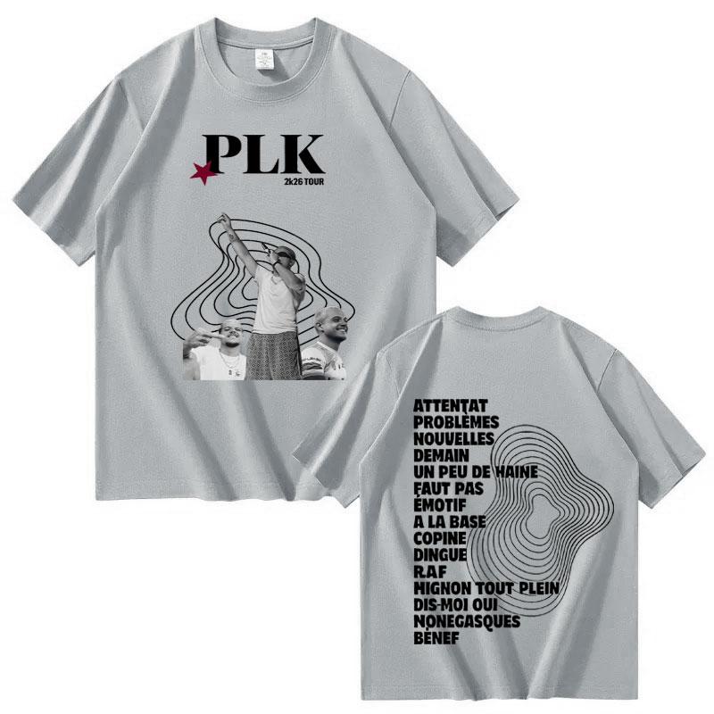 Rapper PLK 2026 Graphic Tshirt Men Women Clothes Fashion Pop Music Tshirts Casual Cotton Cozy Short Sleeves T Shirts Streetwear