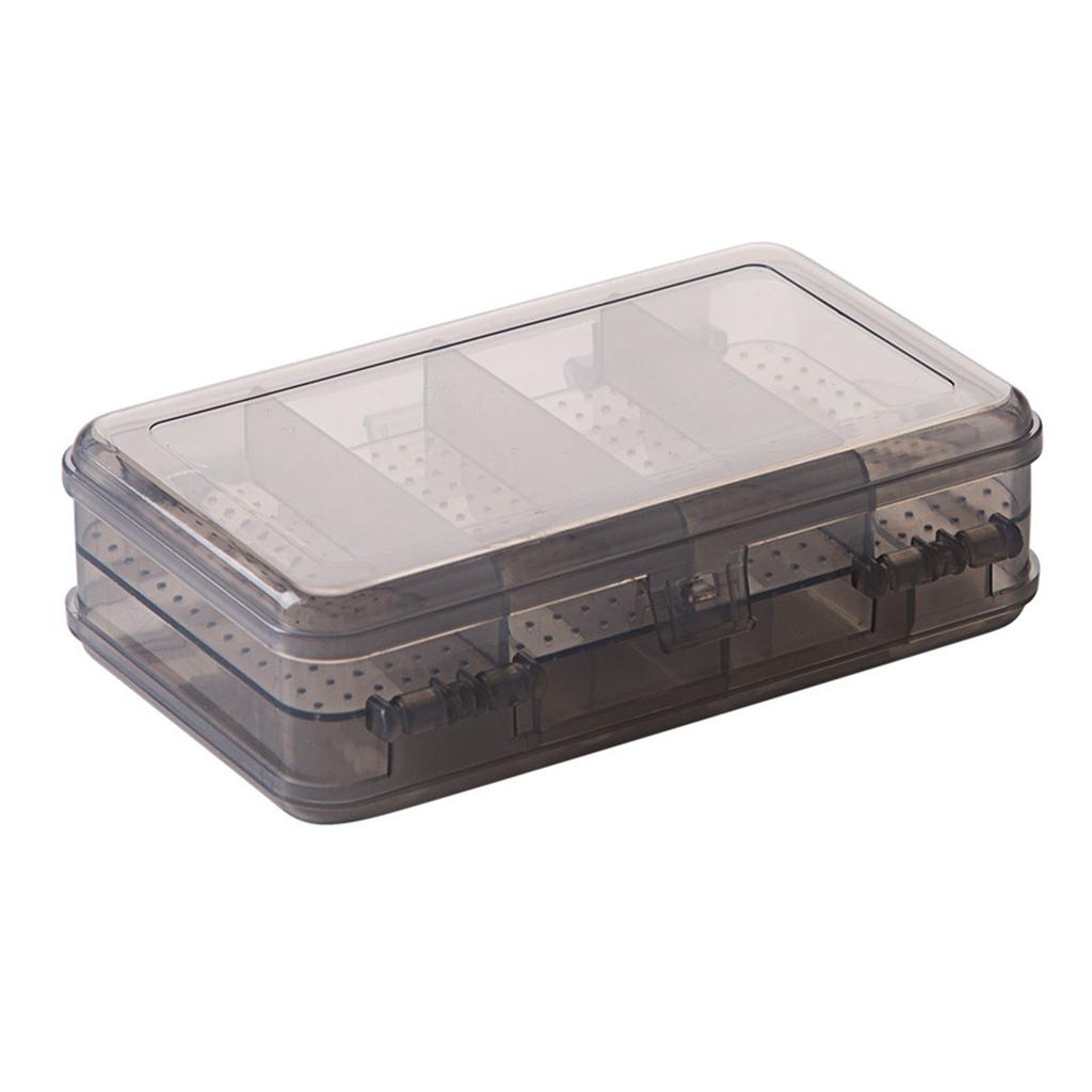 Double Layer Jewelry Box Thicken Plastic Jewelry Storage Box Hanging Clear Jewelry Box Organizer for Earrings Necklaces