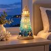 Standing Lighthouse Craft Set with Plastic Parts for Indoor Decoration, Handcrafts Assembly, and Handmade Gifting