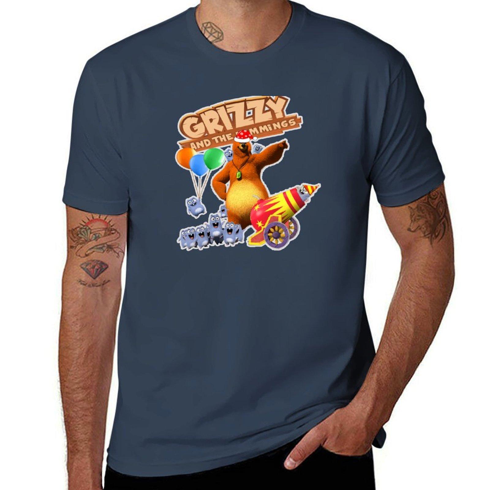 Grizzy And The Lemmings Tshirt Soft Stretch Short Sleeve Top S