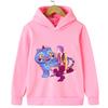 New KPop Demon Hunter Cartoon Girl Hoodie Children's Hallyu Printing Fashion Casual Blouse Casual Girl Clothing to Keep Warm