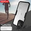 Coque Transparente Intégrale 360 Avant+Arrière Shelluxe Pour iPhone 16 15 14 Plus 13 12 11 Pro Max Silicone Antichoc Double Face