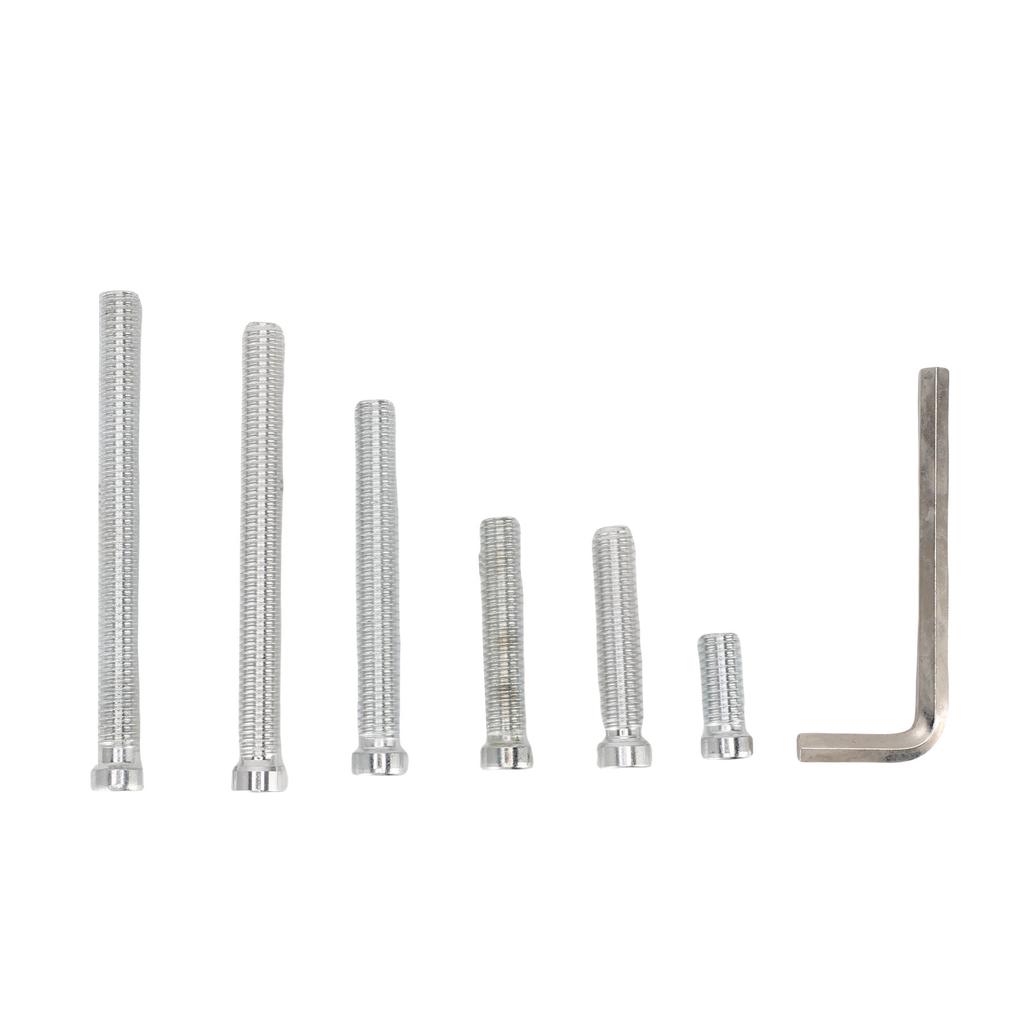 6 Stück Pool Queue Gewichtsschrauben Set 0,2 0,4 0,5 0,8 1,0 1,5 Unzen Aluminium Billardstock Gewichtsschraube