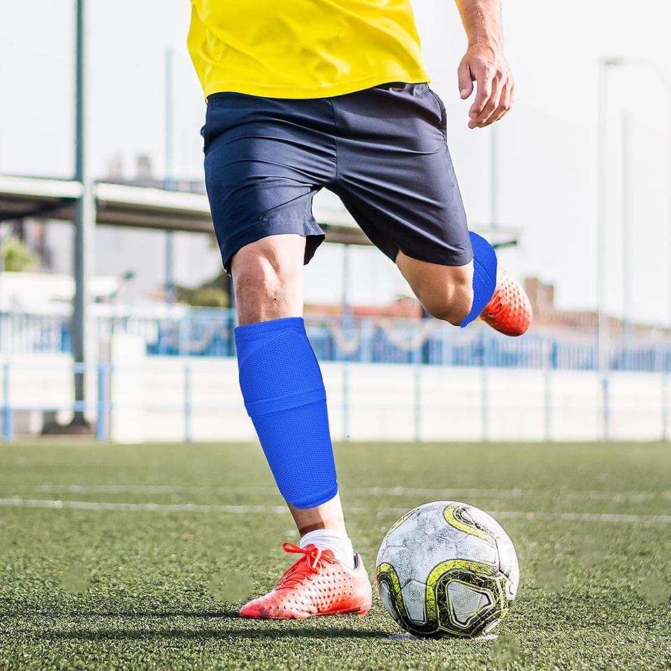 Parastinchi da Calcio Loogdeel per Bambini e Ragazzi con Manicotti, Parastinchi da Calcio Slip-In per Bambini, Ragazzi, Ragazze, Adolescenti e Adulti