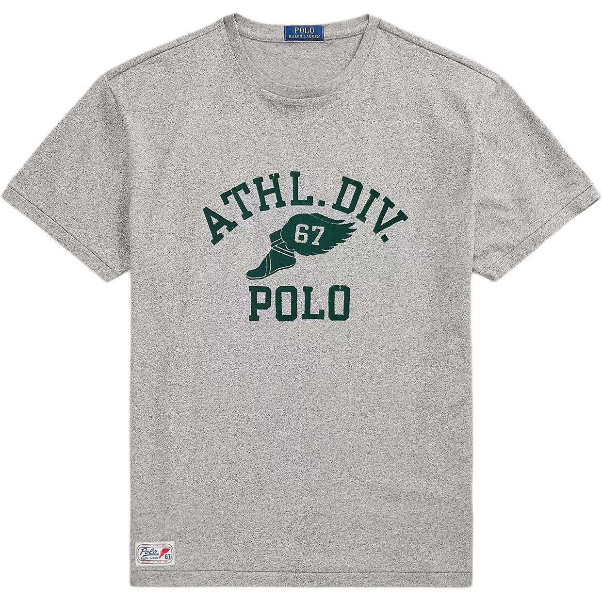 

Polo Ralph Lauren Однотонная трикотажная футболка с коротким рукавом Мужской Топы Темно-серый 710972668-001 XS