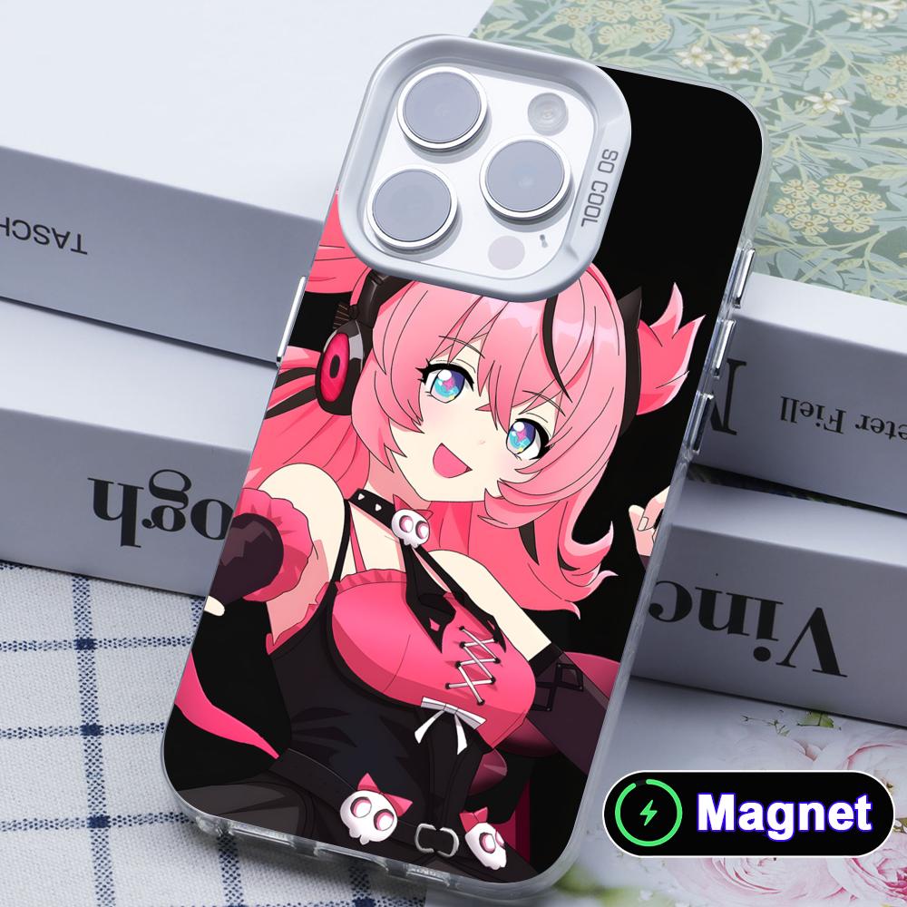Zenless Zone Zero Aria White Translucent MagSafe Mobile Phone Case for iPhone 17 16 15 14 13 12 11 X XR XS Air Pro Max Plus
