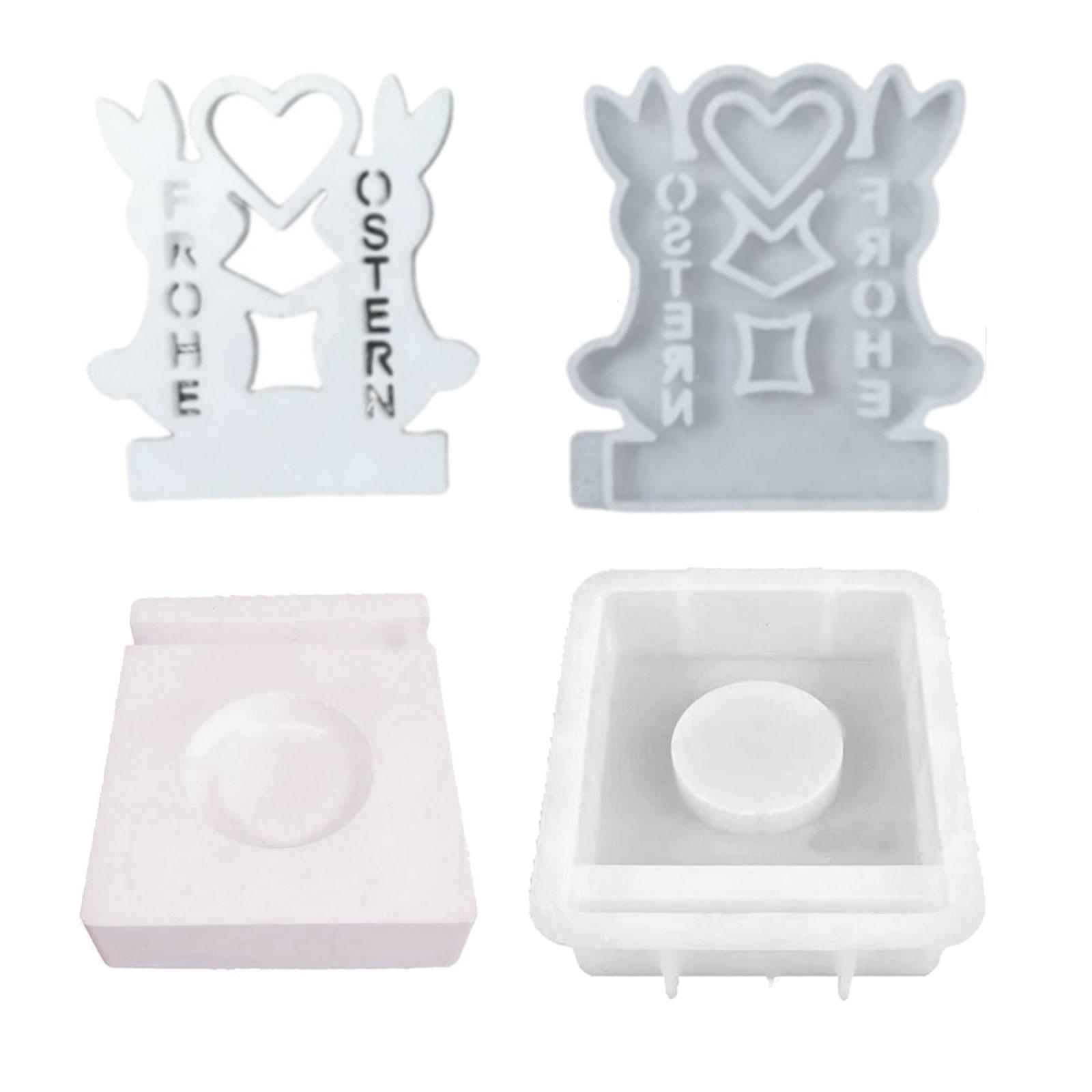 

Форма для подсвечника в виде сердца, формы для гипса и бетона, силиконовые формы для подсвечников, украшения для дома, ремесло 4