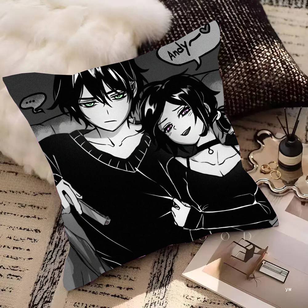 The Coffin Of Andy And Leyley Game Pillow Case Fashion Square Pillowcase Bedroom Sofa Room Ins Decoration Leisure