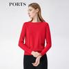 PORTS Women's Knitted Half-Turtleneck Sweater
