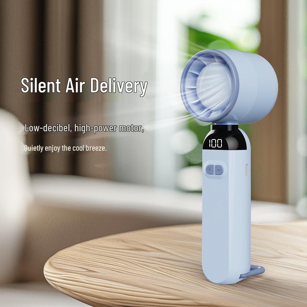 Turbo USB Compact Handheld Fan - Portable Air Conditioner with Rechargeable Battery