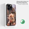 Kirin with Flowing Hair Suitable For iPhone 16E 17 Pro Max 15 Pro 14 13 Plus 12 Mini 11 16 Air 17Pro Magnetism Glass Phone Case