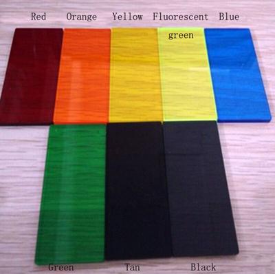 1 pieza de láminas de acrílico de metacrilato transparente de color/placa acrílica teñida de 2,8 mm de espesor