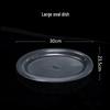 High-Temperature Resistant Disposable Picnic Plates - Food-Grade Plastic for Serving Meals