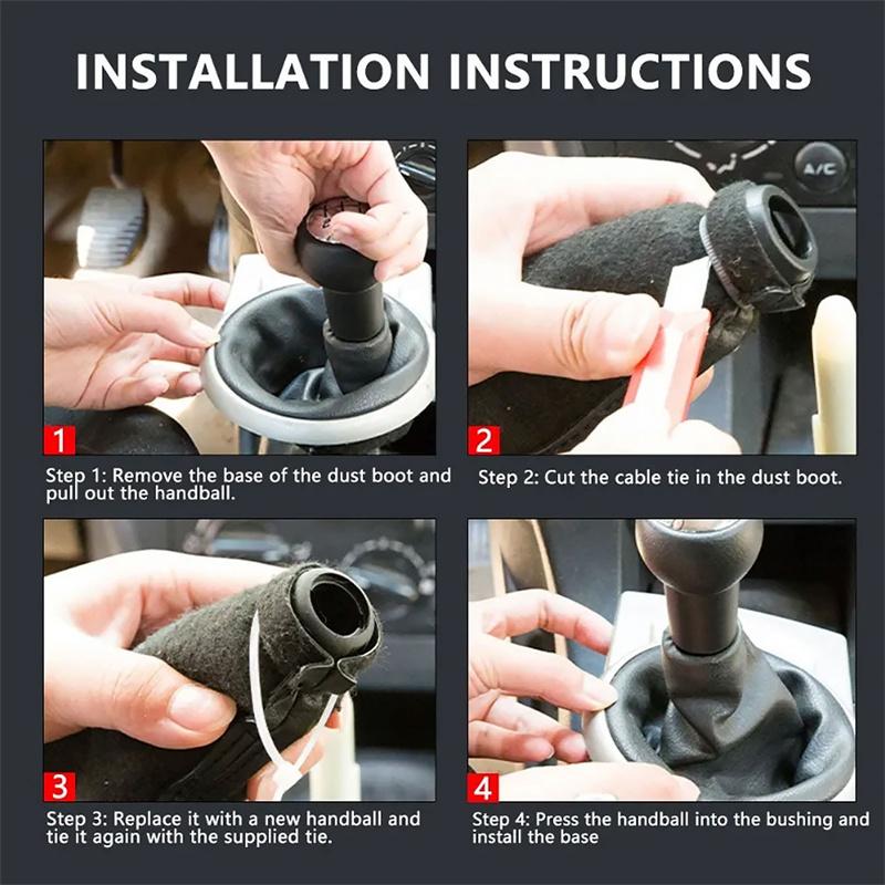 1set 5 Speed Gear Stick Shift Knob Lever Pen Adapter Replacement For Peugeot 206 207 307 308 407 For Citroen C4 Picasso Berlingo