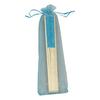 Silk Folding Fan Bamboo Lightweight Hand Fans with Organza Bags Wedding Guests Fans Party Decoration