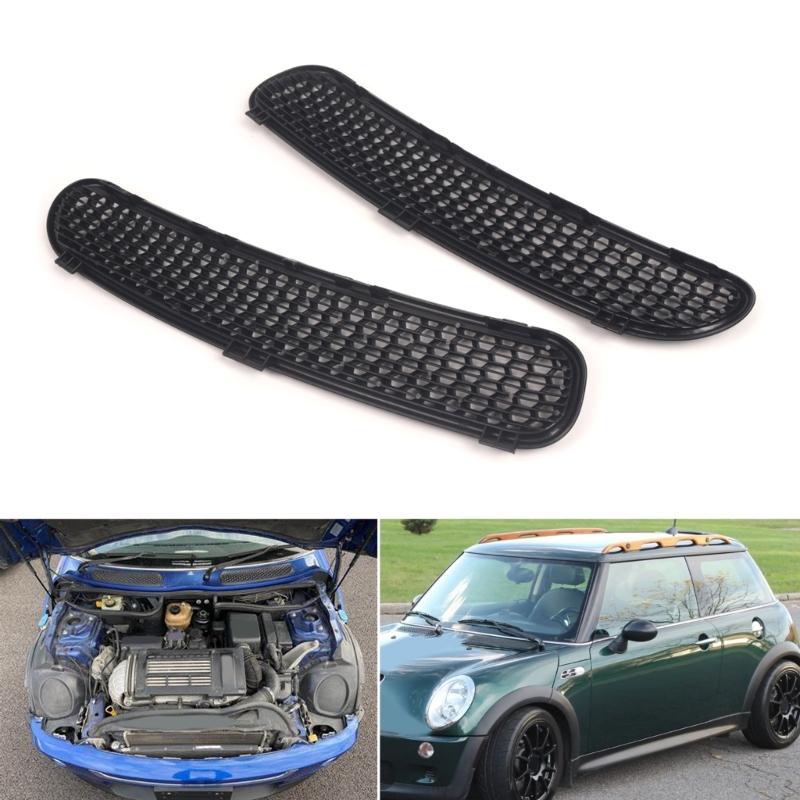 Windshield Cowl Grille Windshield Wiper Cowl Vent Grille Panel Hood Assembly, 51137122506 51137122505 for R53 R52