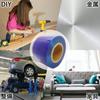 (Aupuru) Surface Protection Film Masking Tape, 10cm Wide, 200m Long, Blue, Semi-Transparent, Low Adhesion, Sheet Roll, Masking Tape, Scratch Preventio