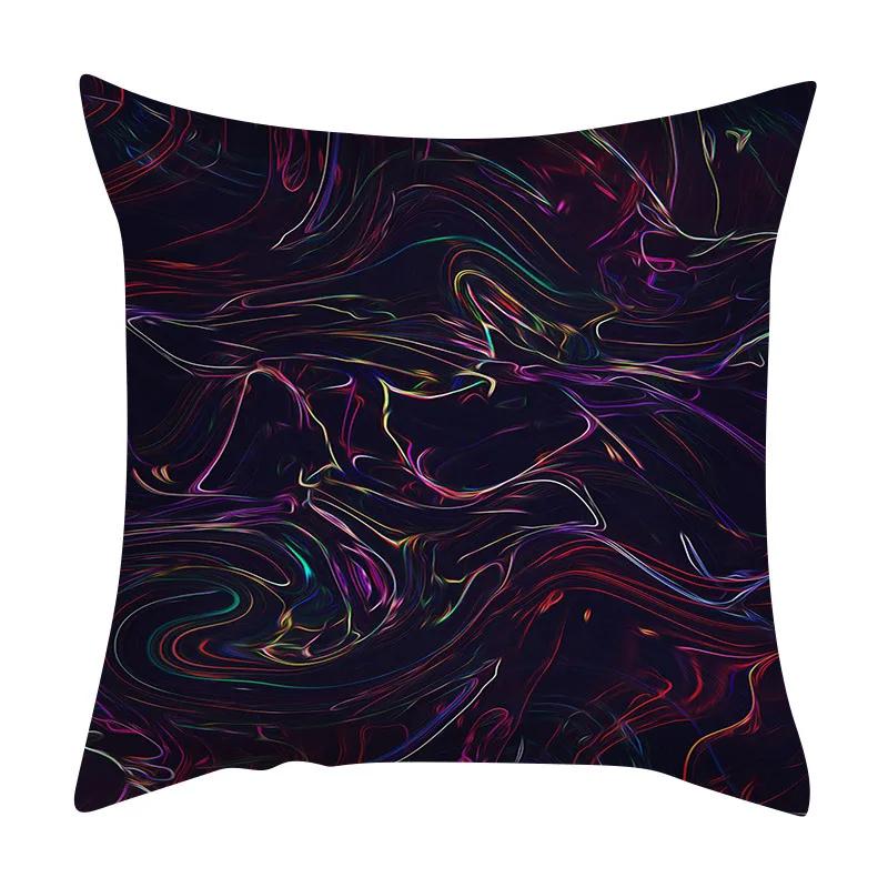 Sofa Car Seat Decor Home  Chair Cushion Cover Abstract Irregular Ink Marble Pattern Pillow