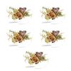 5Pcs Artificial Rose Boutonniere for Wedding Ceremony Anniversary, Dinner Party, Rose Corsages Wristband for Bride Groo