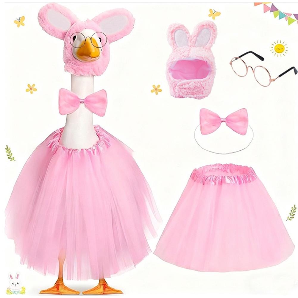 Porch Decor Easter Goose Costume Weather-resistant Cloth Outdoor Display Friendly Full Package With Accessories