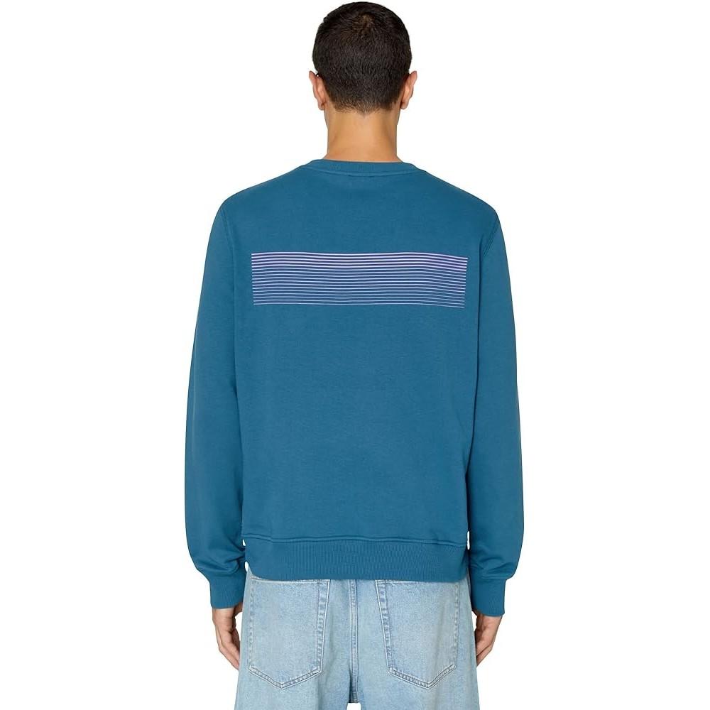 Diesel Unisex Adult Striped Logo Sweatshirt
