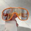 Oversized Sports Goggle Men  New Fashion Mirror Outdoor Cycling Sunglasses Women Fashion Anti-UV Protective Shades