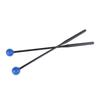 2PCS Plastic+Rubber Percussion Mallets Comfortable Grip Instrument Mallets  For Percussion