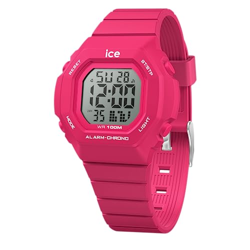Авторизованный дилер [Ice watch] Мужские цифровые часы Ice Watch 022100 ICE digit ultra Розовые Маленькие