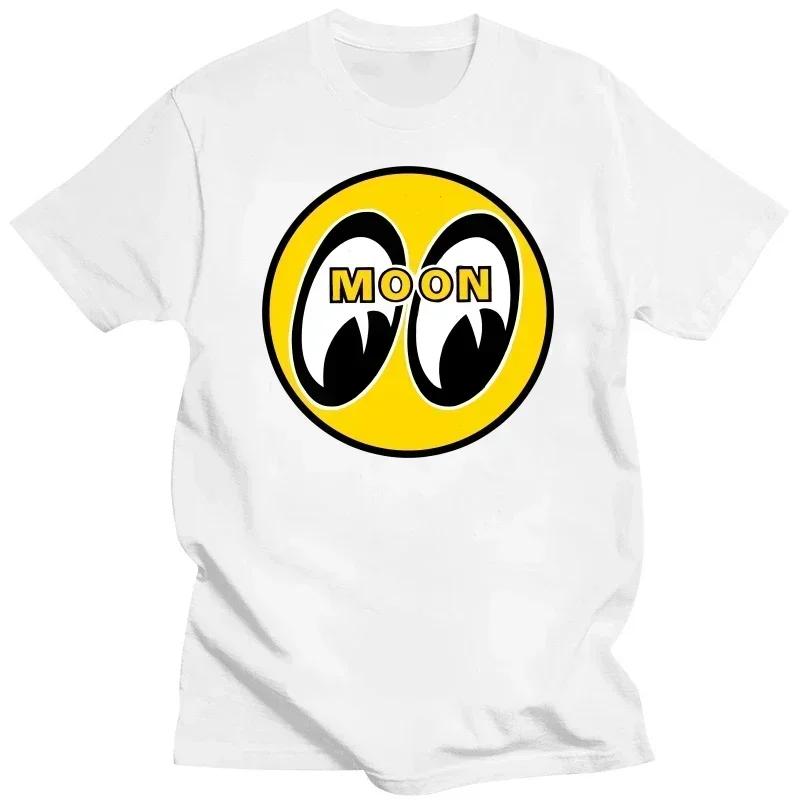 2025 Men Women Mooneyes Moon Equipped Speed Signs Pinstriping Studio T-shirt Racing Style Amazing T-shirt Summer Casual Tee Tops