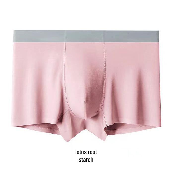 Pánské bezešvé antibakteriální modalové boxerky - střední pas, tenké a prodyšné