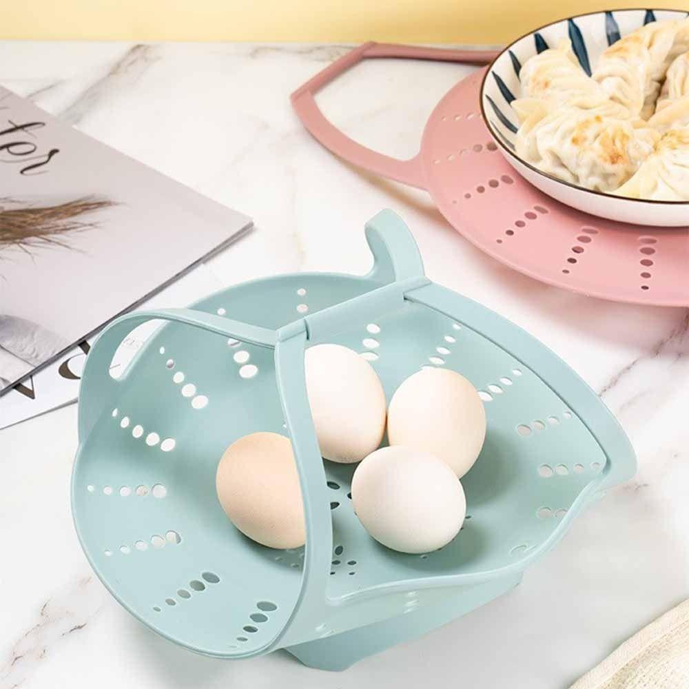 Reusable Food Steamer Basket Long Handle Dumpling Steamer  Steaming Dumplings