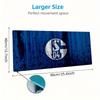 FC Schalke 04 Large Size Mouse Pad Large Gaming Table Cushion Non-slip Laptop Tablet Big Mousepad XXL Mat Mini PC Playmat With Lock edge