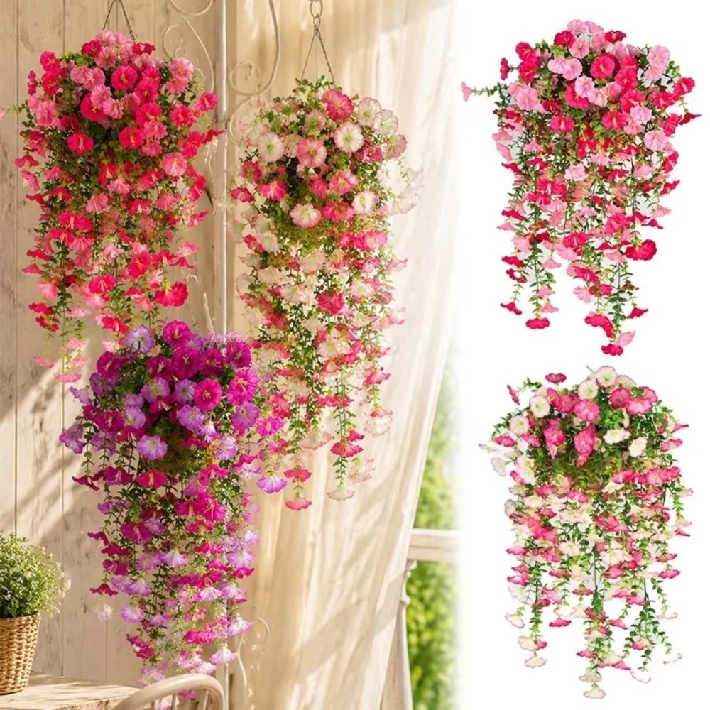 Blooming Flowers Artificial Morning Glory Flowers  DIY Balcony Garden