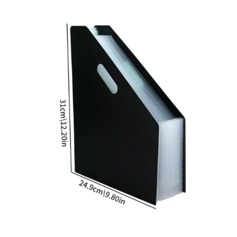 1pc Vertical Travel-friendly Folder, Expandable Organ Bag, Multi-layer Student Specific Paper Organizer, Office Files Available