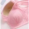 Large Size Front Button Underwear Gather Together for Breathability Comfortable Non Steel Ring Bra for Collecting Accessory Breasts